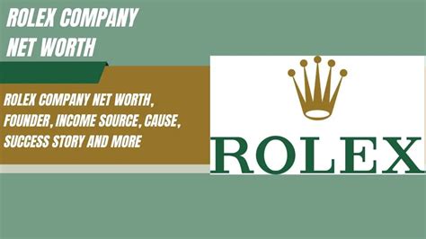 rolex annual sales report|rolex company net worth.